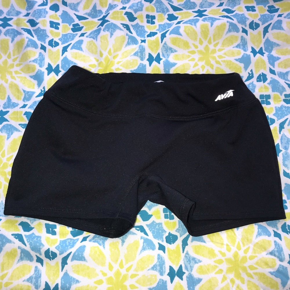 Black Avia Spandex Shorts